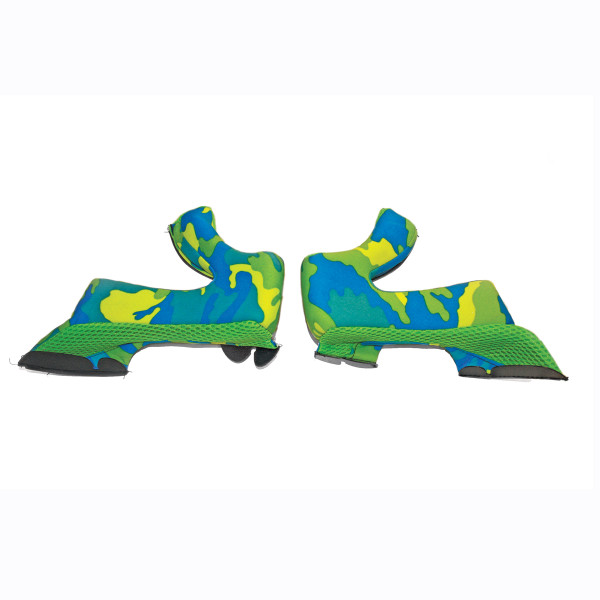 AIROH Airoh Cheek Pads Twist 2 Camo Yellow